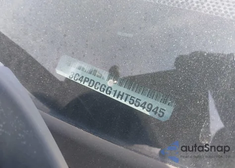 2017 Dodge Journey Crossroad z USA, uszkodzony, nr VIN 3C4PDCGG1HT554945